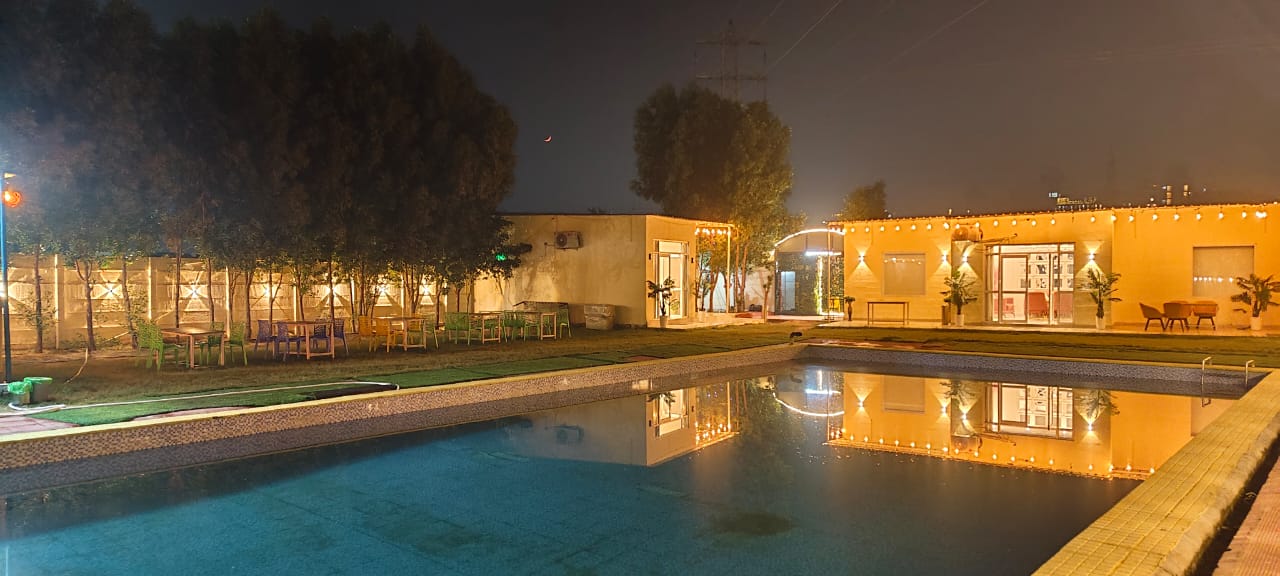 Property Overview at Night