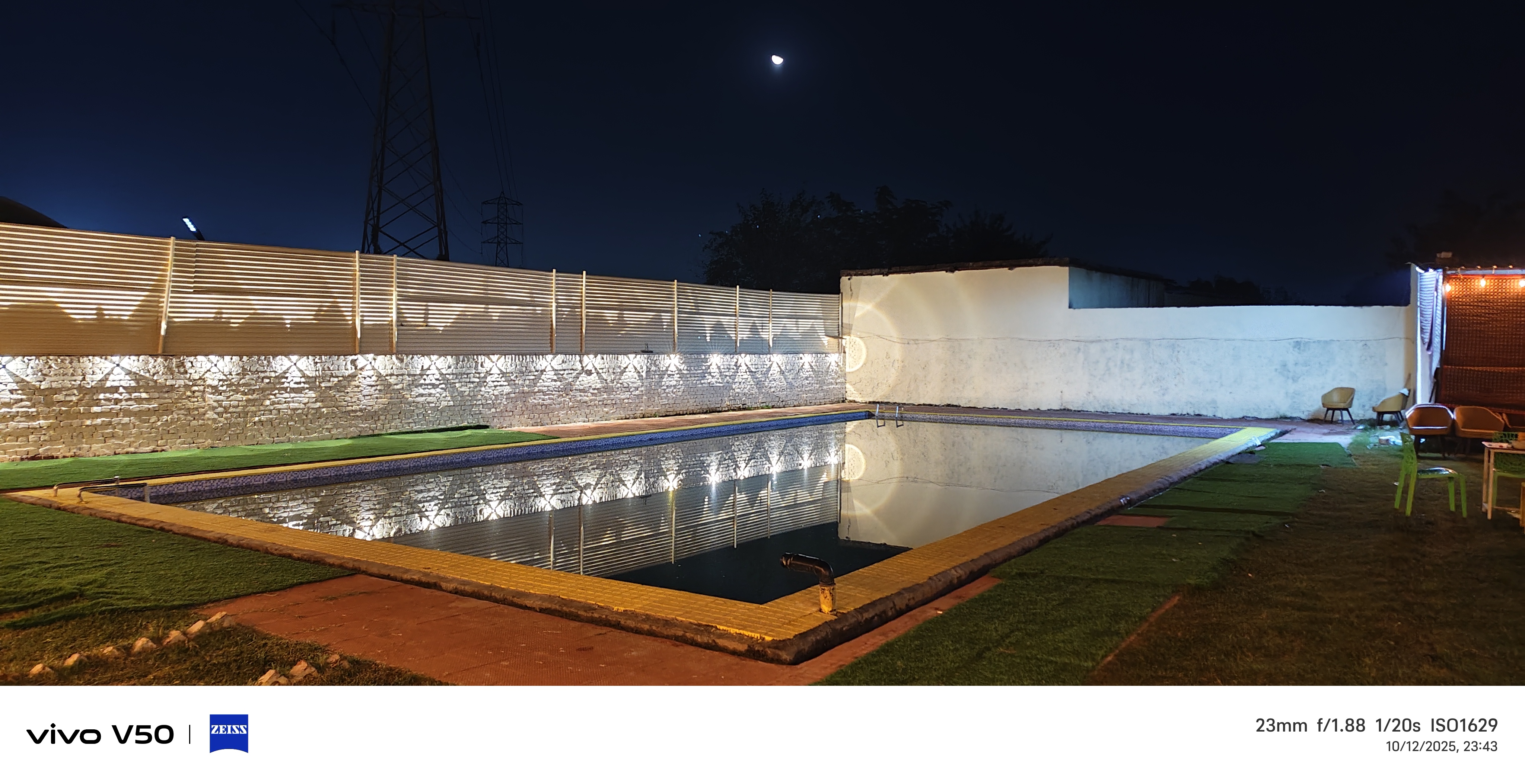 Pool Night View